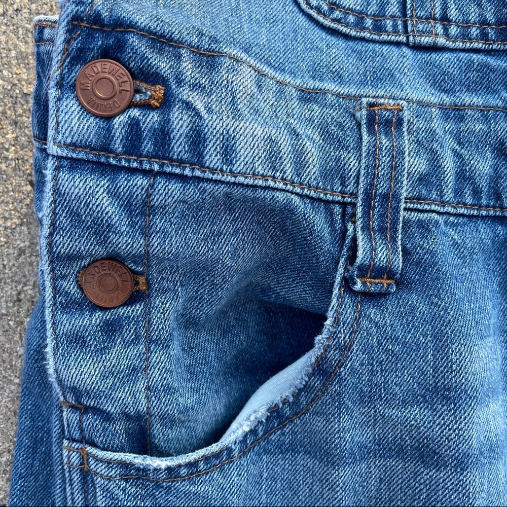 🥳🥳🥳 Host Pick! Madewell Straight Leg Overalls Size Small - Picture 5 of 8
